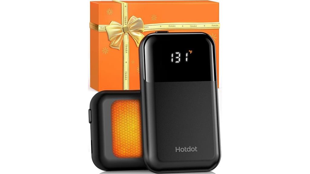 rechargeable hand warmers with display