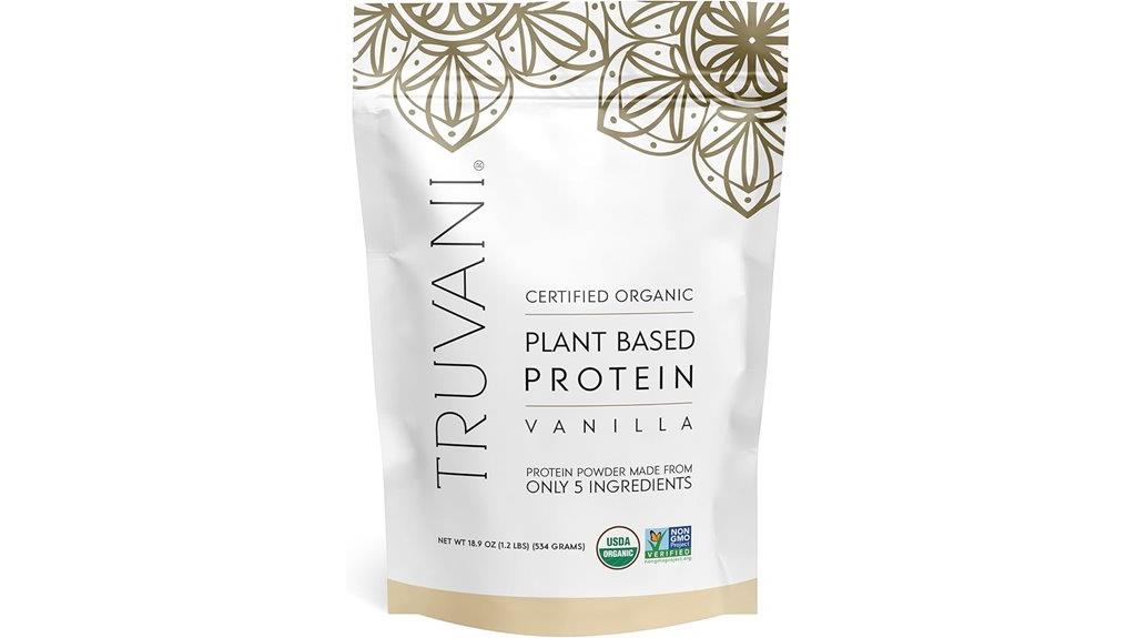 vegan vanilla protein powder