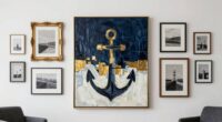 arrange frames around focal artwork
