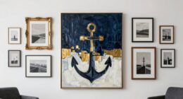 arrange frames around focal artwork