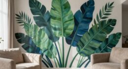 balance bold botanical murals