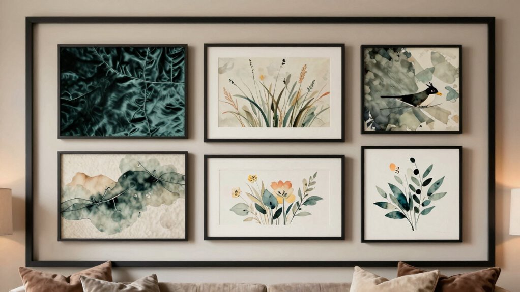 balanced art and framing