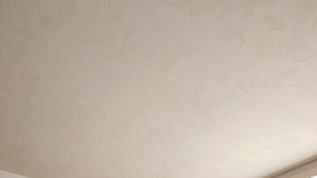 balanced ceiling wallpaper design