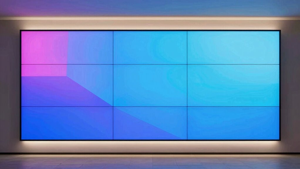 balanced colorful display harmony