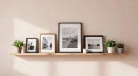balanced decorative ledges