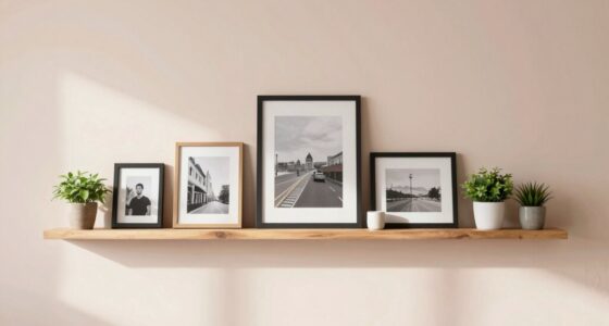 balanced decorative ledges