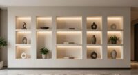 balanced niche wall design