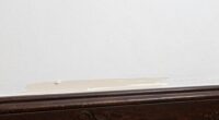 baseboard paint appears heavier