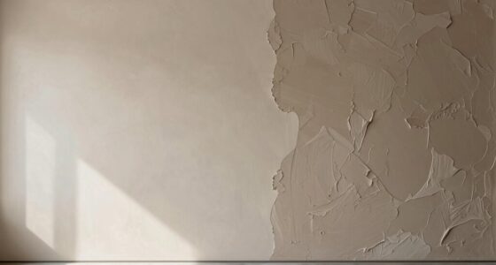 blending smooth and textured finishes