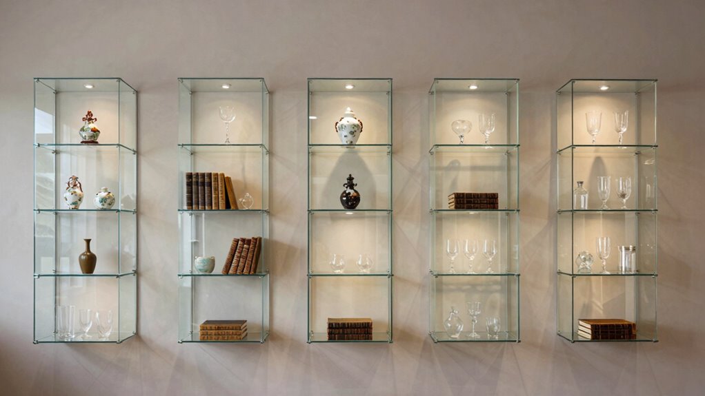 bright airy display wall