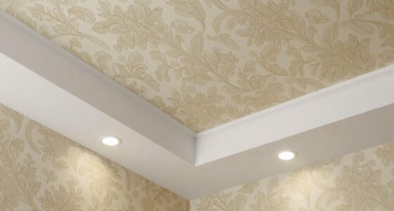 ceiling wallpaper with lighting