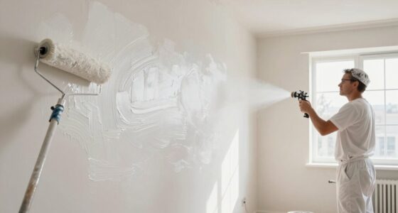 choosing rolling or spraying