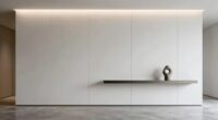 clean minimal entrance design