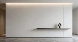 clean minimal entrance design