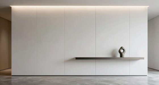 clean minimal entrance design