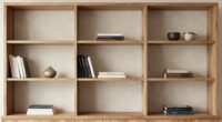 clutter free built in wallpaper