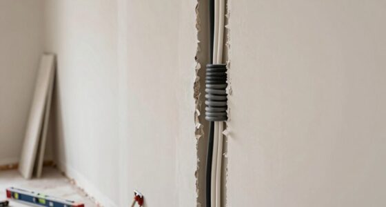 conceal cables before walling