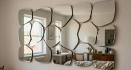 diy elegant mirror wall