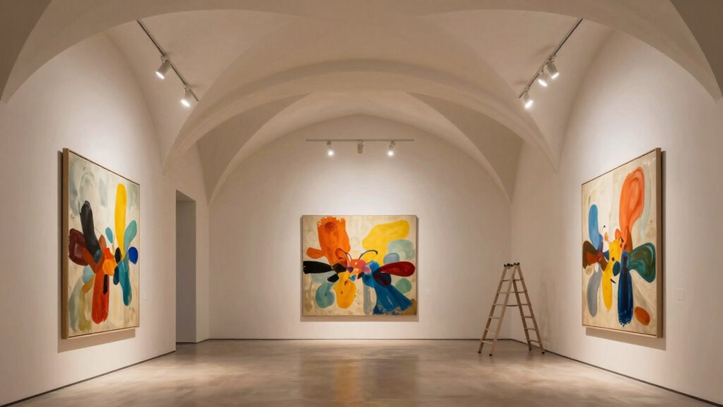 effective high ceiling art lighting