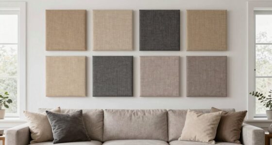 elegant sound absorbing decor