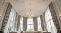 elevate ceilings with artwork