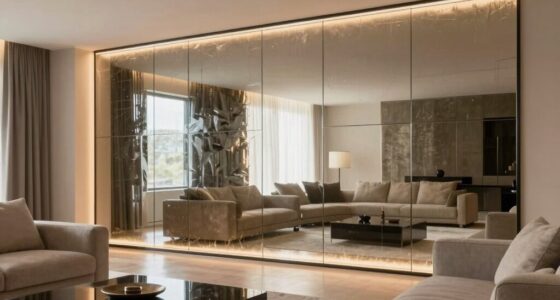 enhance space with mirrors