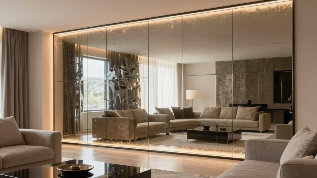 enhance space with mirrors