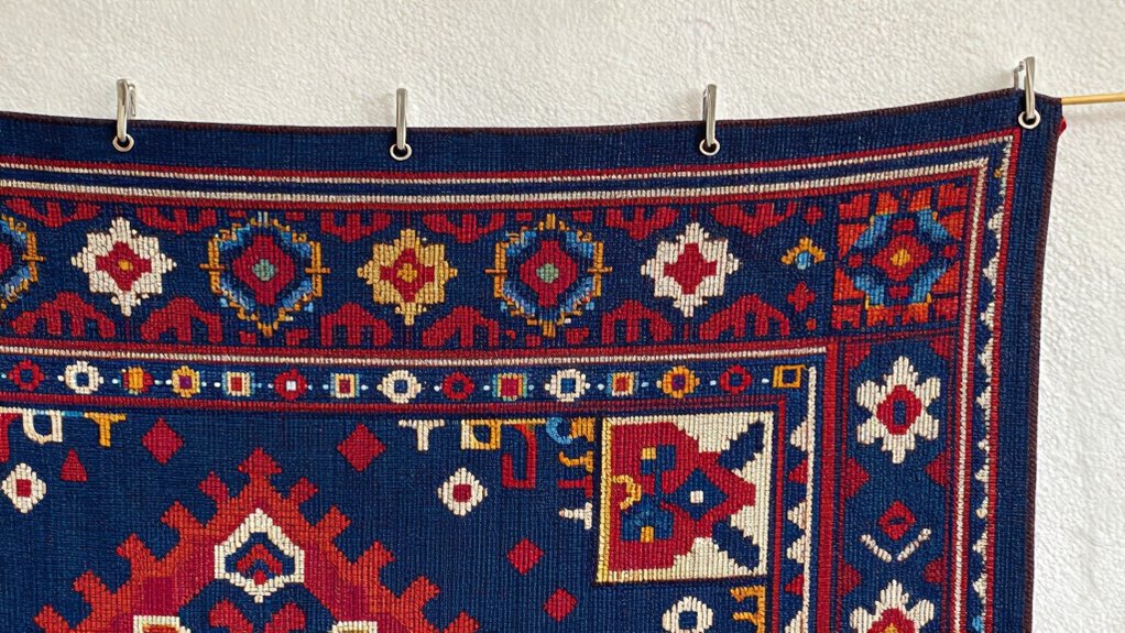 fabric hanging etiquette