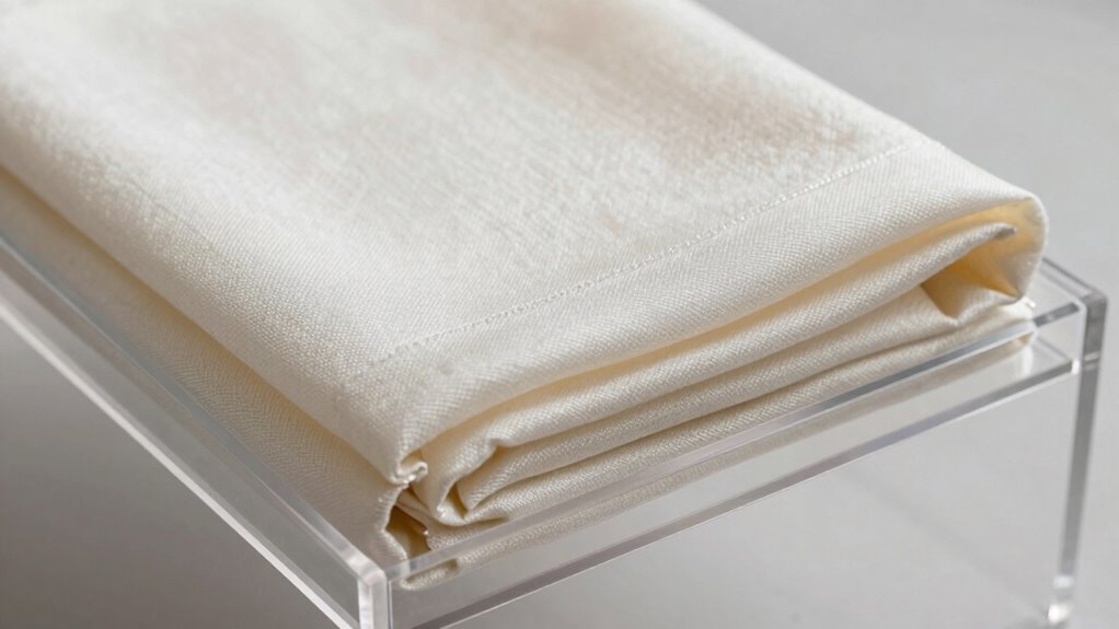 flat sleek textile framing