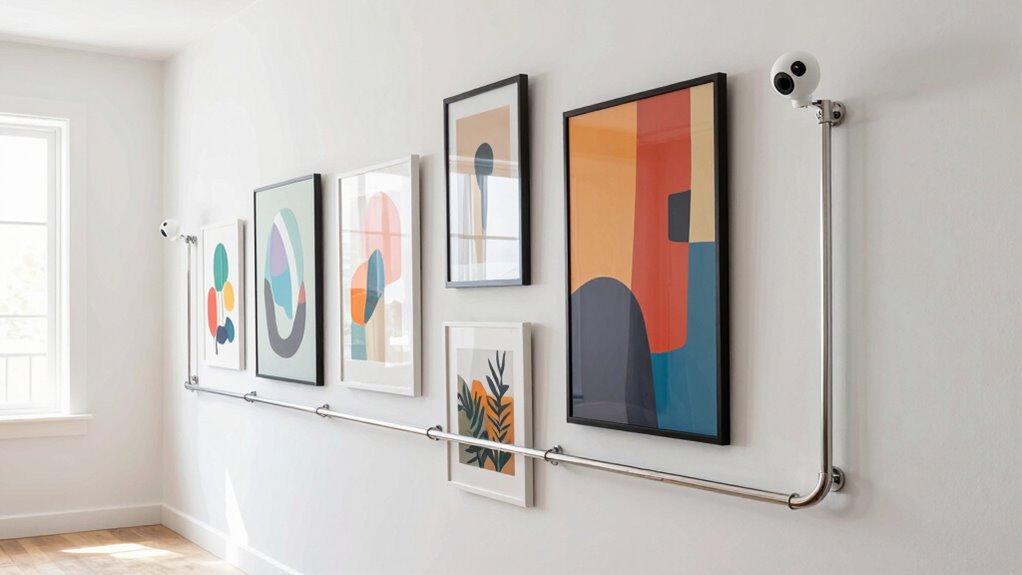 flexible wall friendly art display