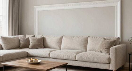 frame furniture with molding
