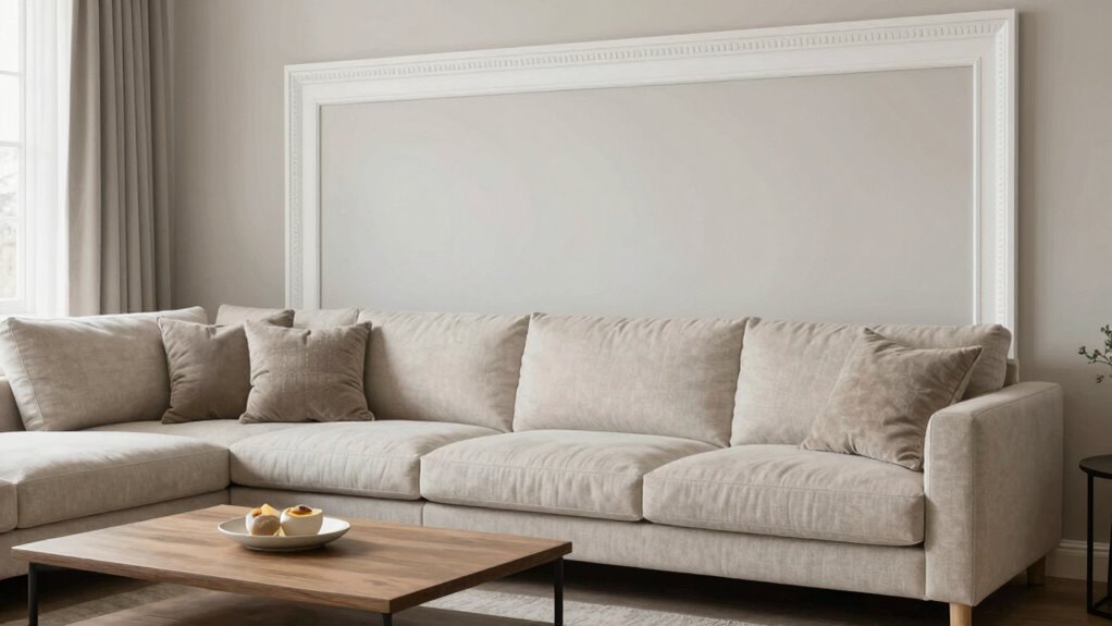 frame furniture with molding