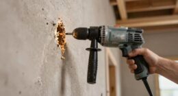 hammer drills suit interior projects