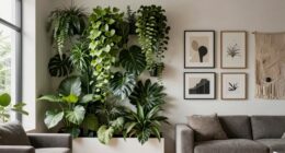 harmonizing plant walls decor