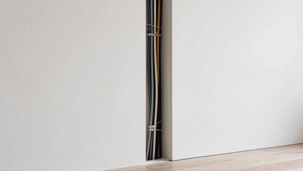 hidden cables for sleek space