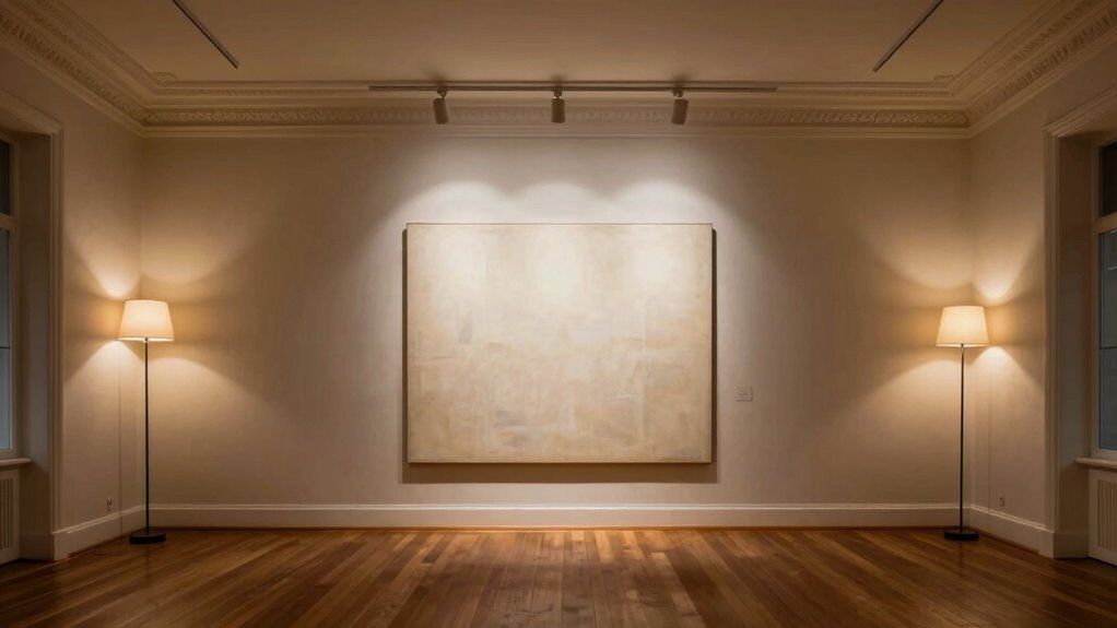 high ceiling art lighting