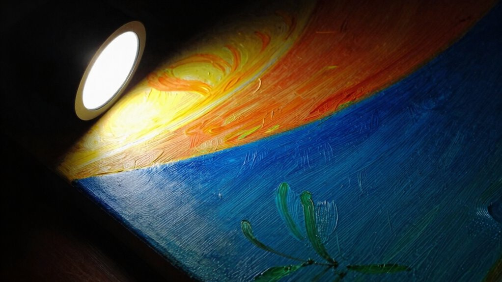 high cri enhances artwork visibility