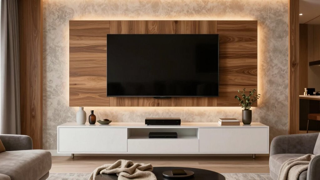 integrated media wall design