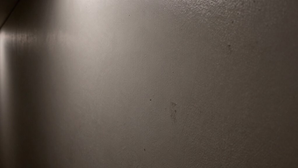 matte paint shows wear