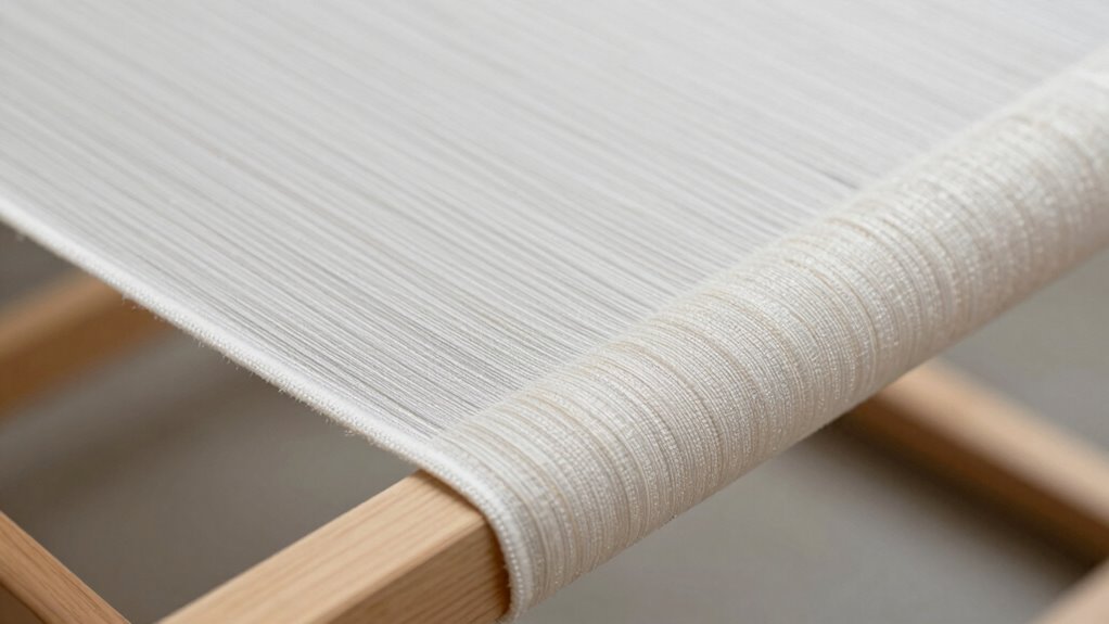 minimal supportive textile framing