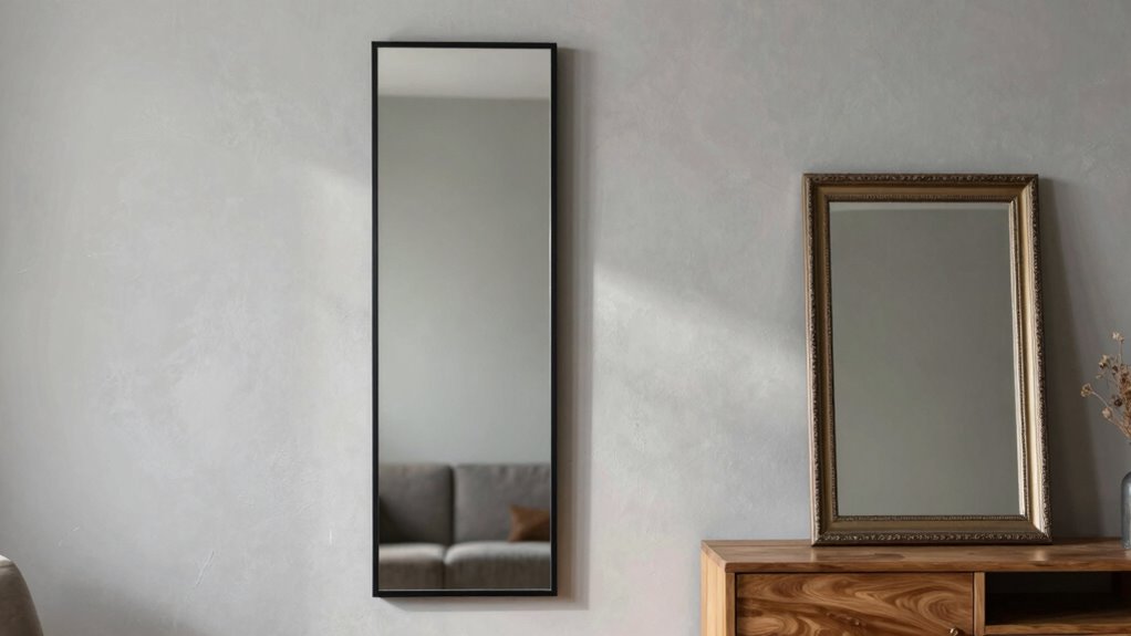 mirror placement enhances decor