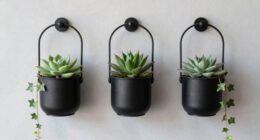 modern wall basket display