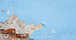 old damage visible underneath