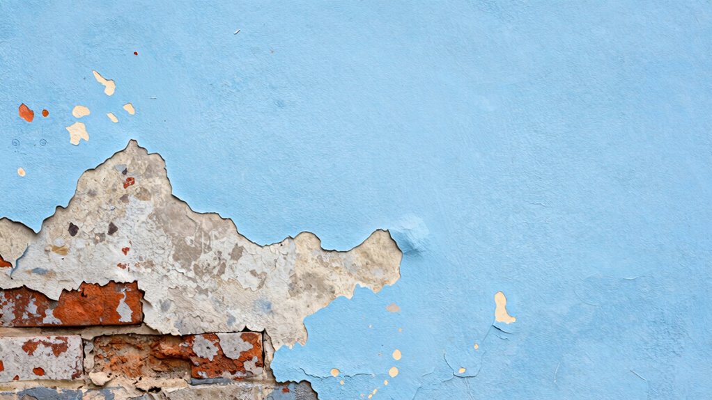 old damage visible underneath