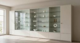 open airy display wall