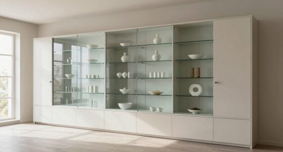 open airy display wall