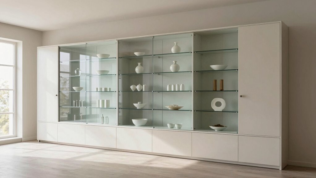 open airy display wall