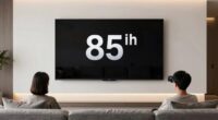 optimal tv height placement