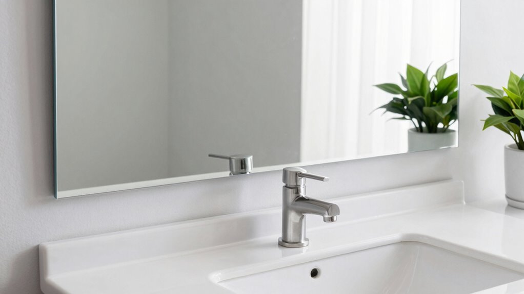 optimal vanity mirror width