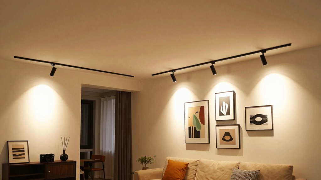 optimized track lighting layout